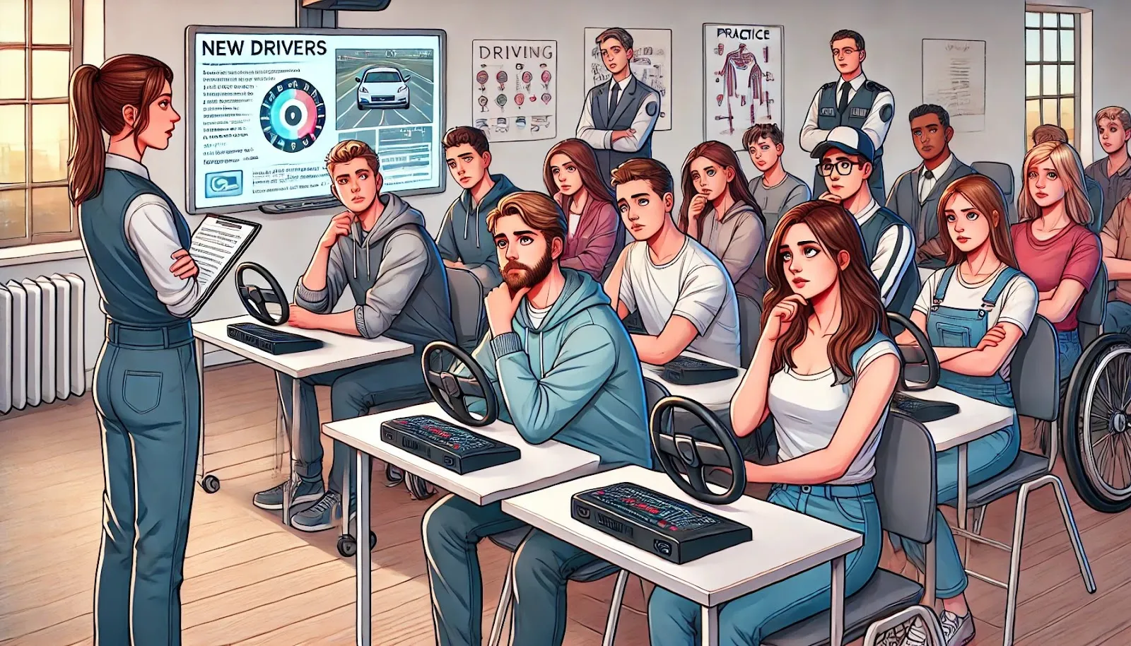 Student Driver Ed Overlay Taking the Fear Out of Driver Education: Get Drivers Ed